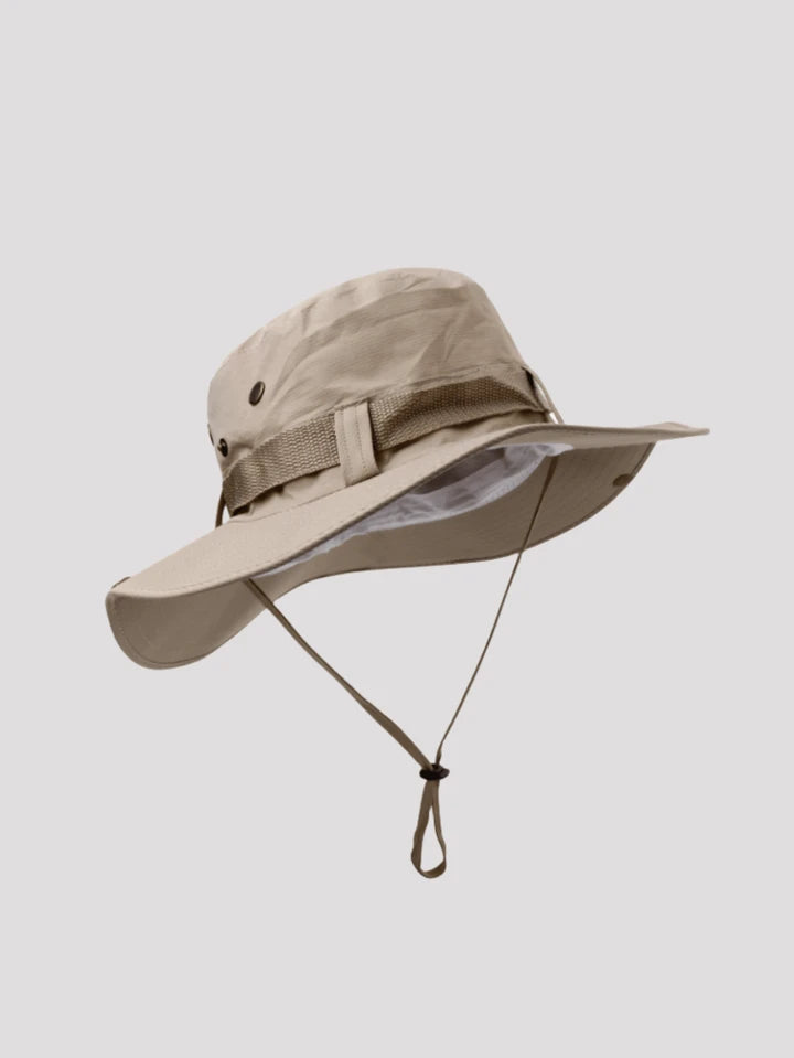 MNT Outdoor travel bucket hat in beige