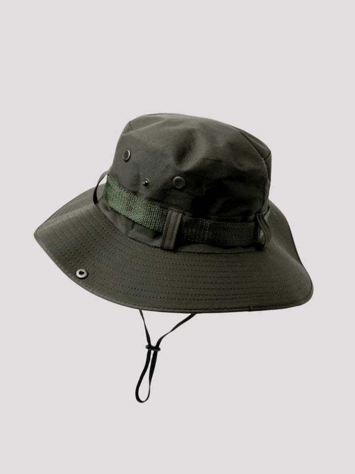 MNT Outdoor travel bucket hat in dark green