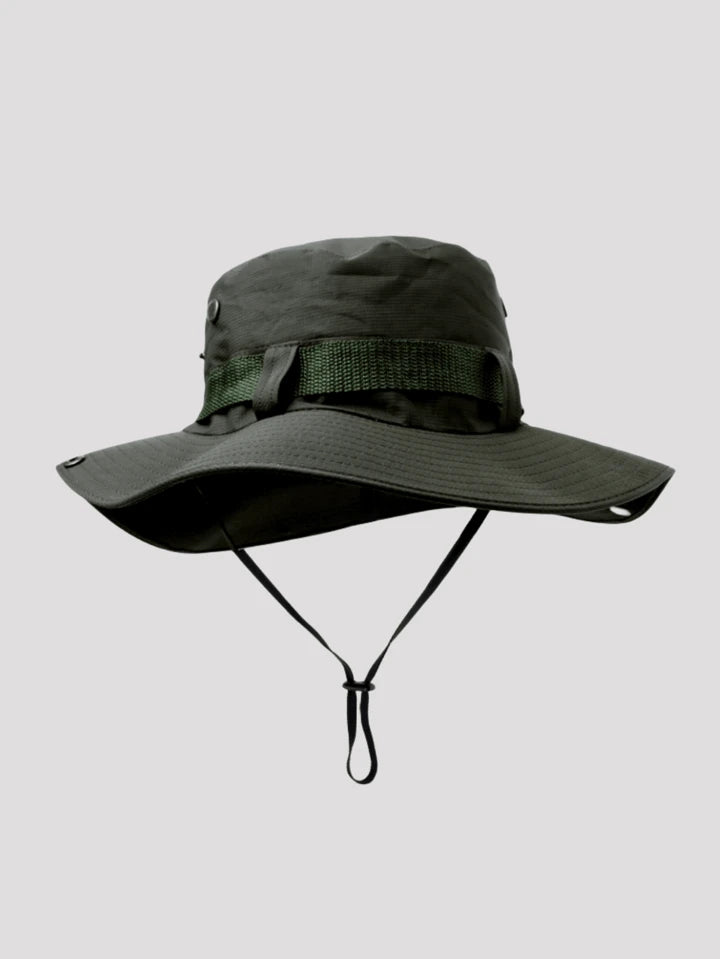 MNT Outdoor travel bucket hat in dark green