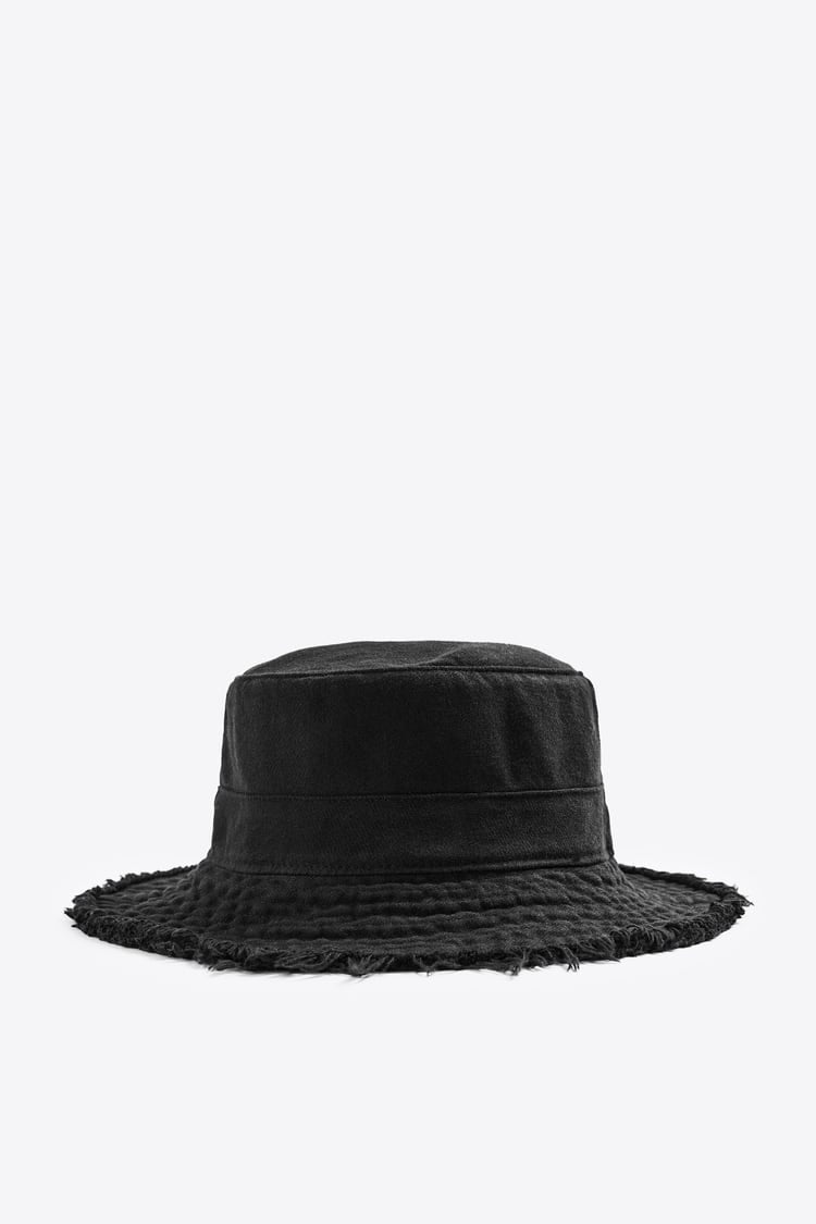 ZARA BUCKET HAT BLACK