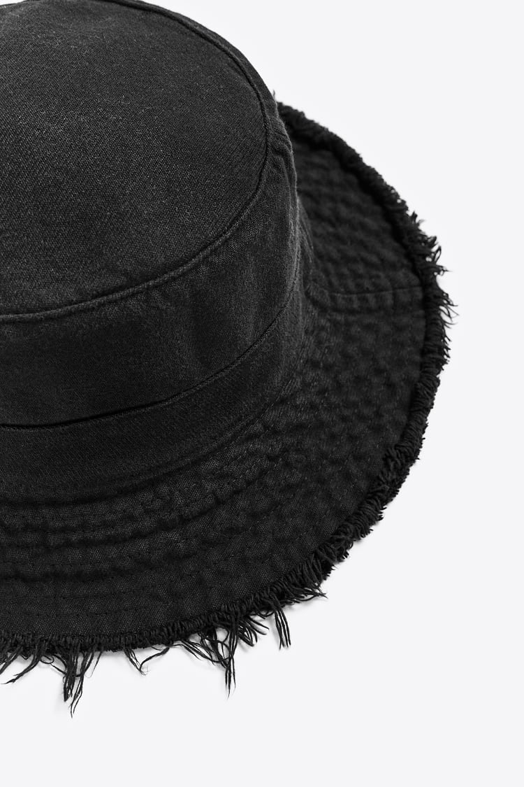 ZARA BUCKET HAT BLACK