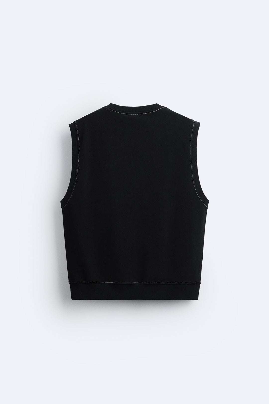 ZARA SWEATSHIRT WITH EMBROIDERED SLOGAN