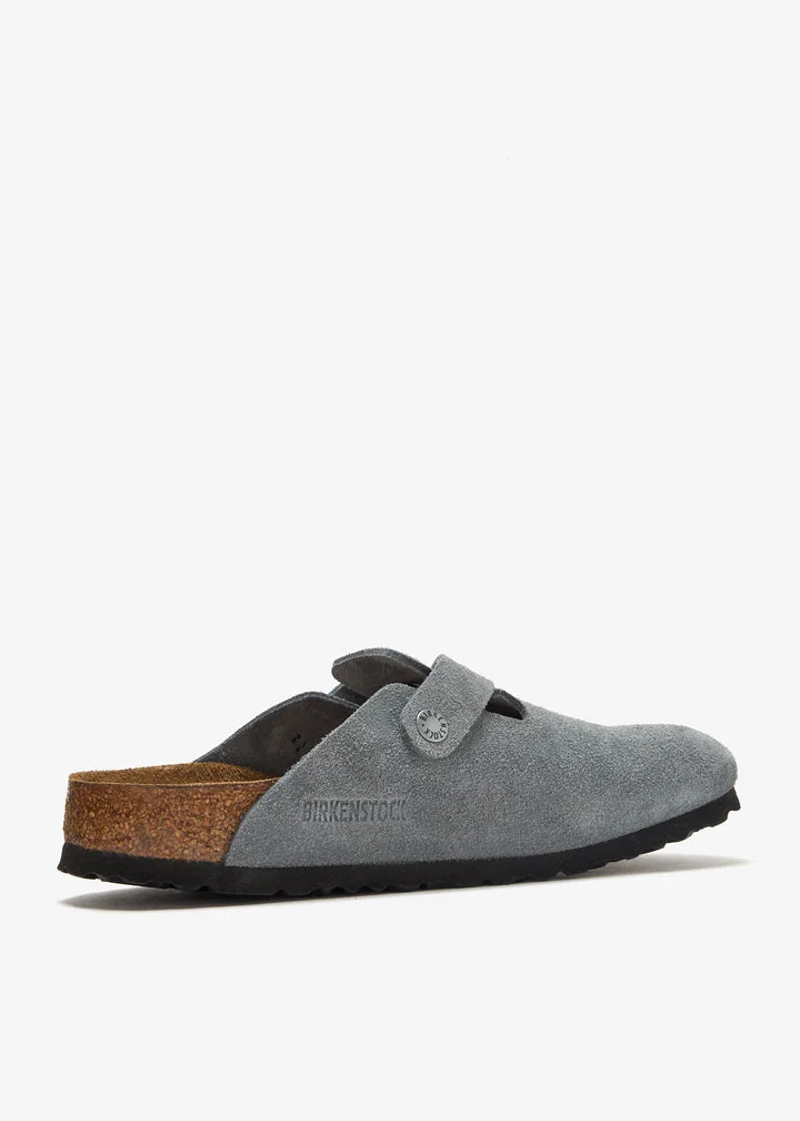 Birkenstock Boston Clogs in Dark Grey