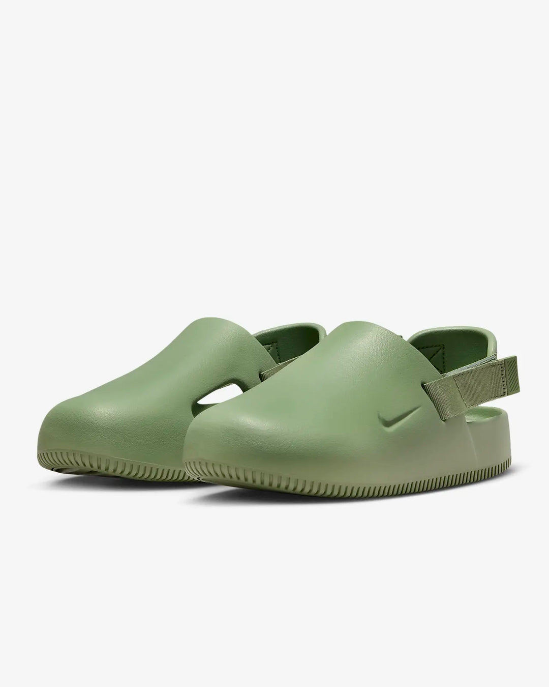 Nike Calm Mule Slides in Khaki