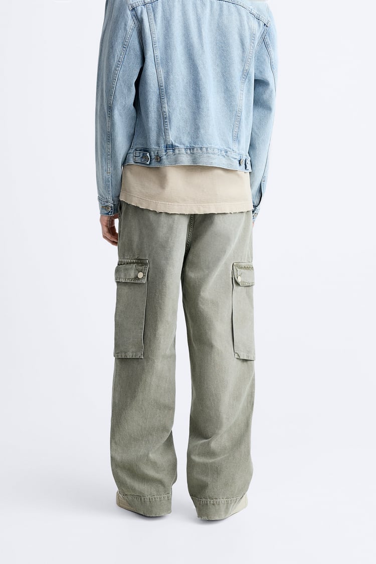 NWT Zara CARGO TROUSERS WITH POCKETS | Zara, Cargo trousers, Zara europe