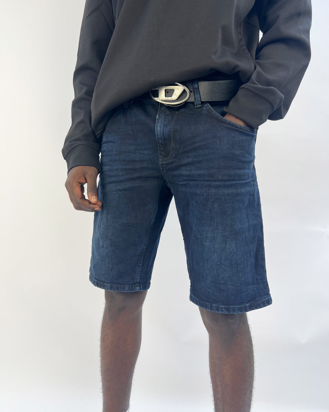 Tom Tailor Denim Shorts in deep Dyed Blue