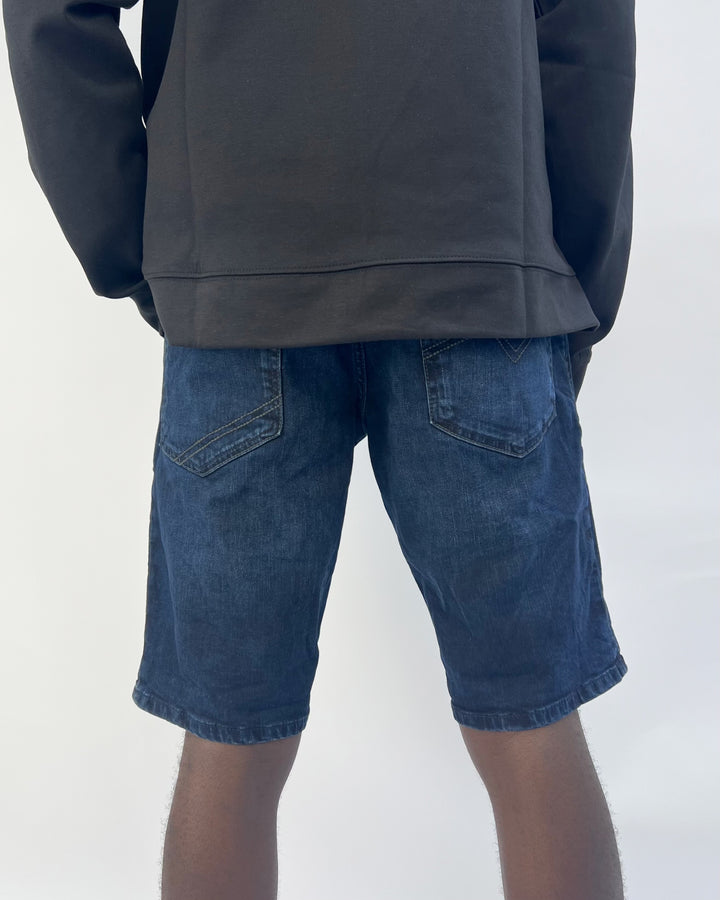 Tom Tailor Denim Shorts in deep Dyed Blue