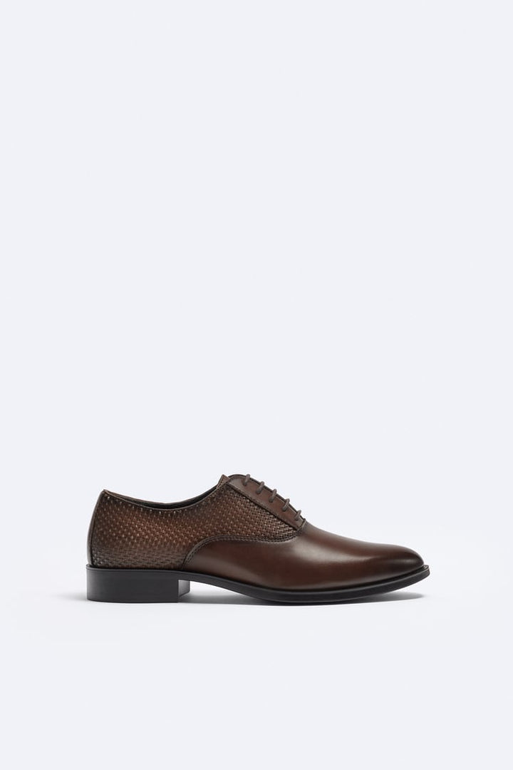 ZARA WOVEN FORMAL SHOES