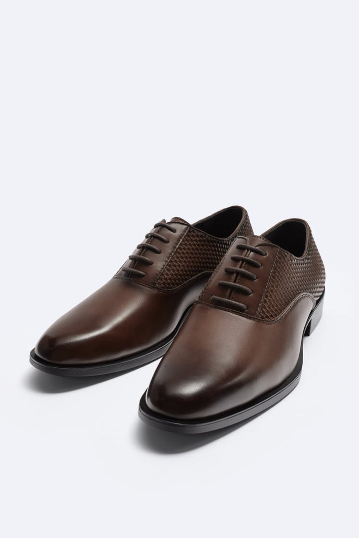 ZARA WOVEN FORMAL SHOES