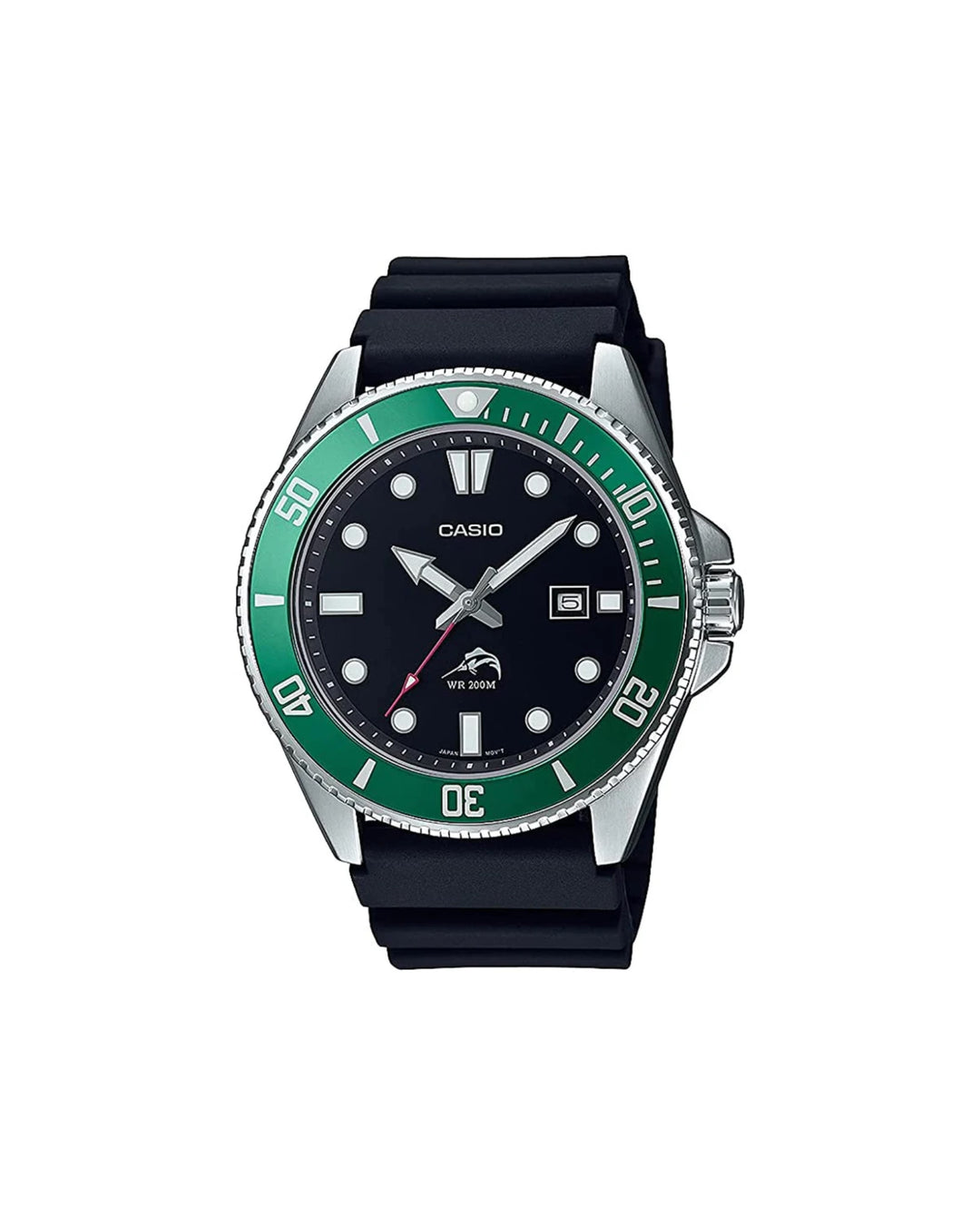 Casio Men's MDV106-1AV 200 M WR Black Dive Watch (MDV106-1A)