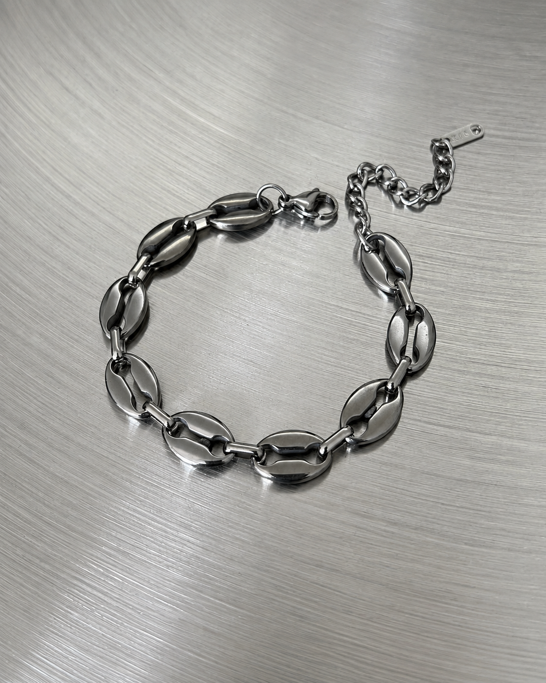 Cowry stainless steel bracelet