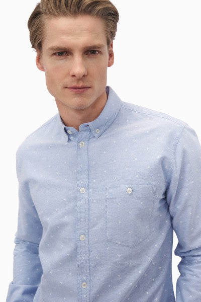 Carrymen’s Oxford shirt in blue