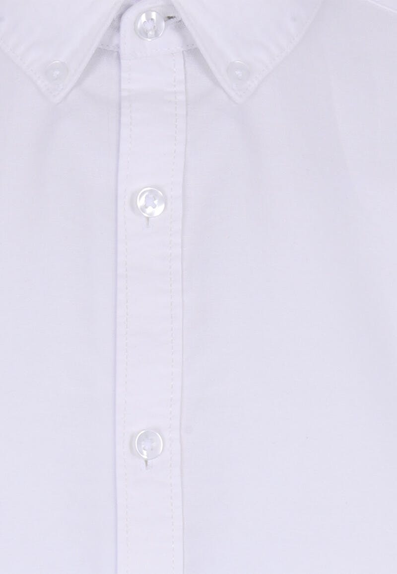 Peacocks Men White Short Sleeve Oxford Shirt