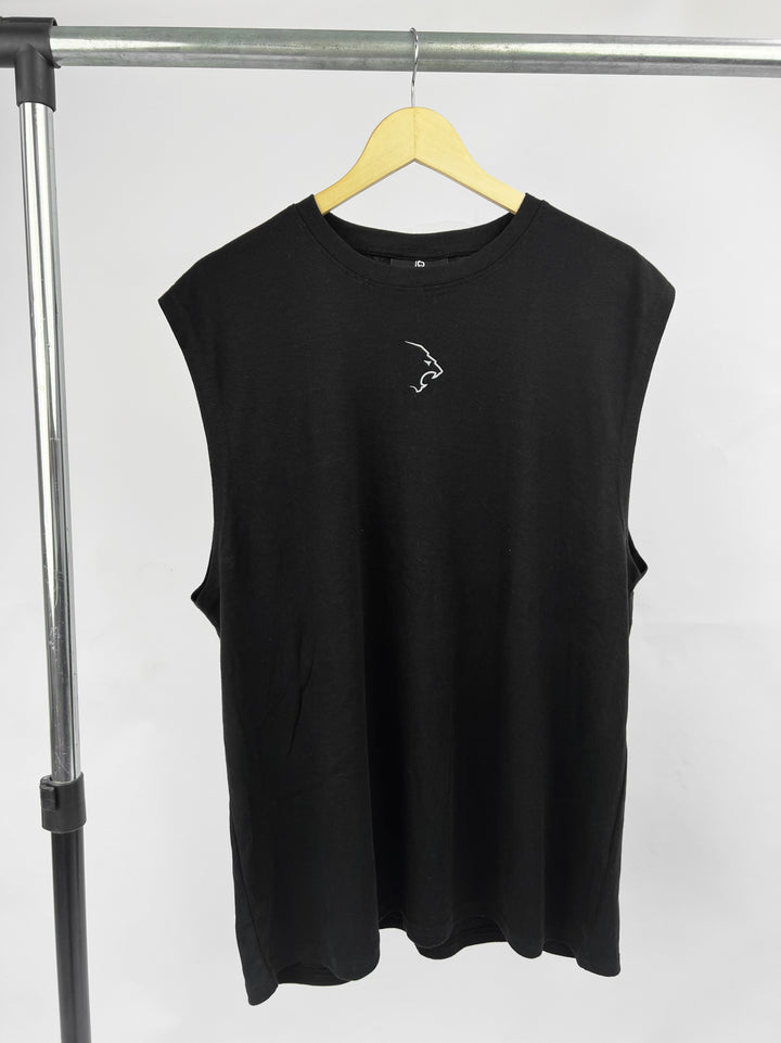 IQ relaxed fit armless t-shirt