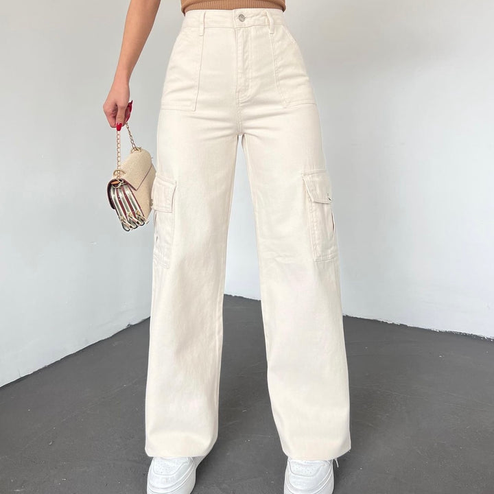 Zeo basic pants in beige