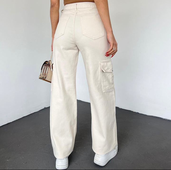 Zeo basic pants in beige