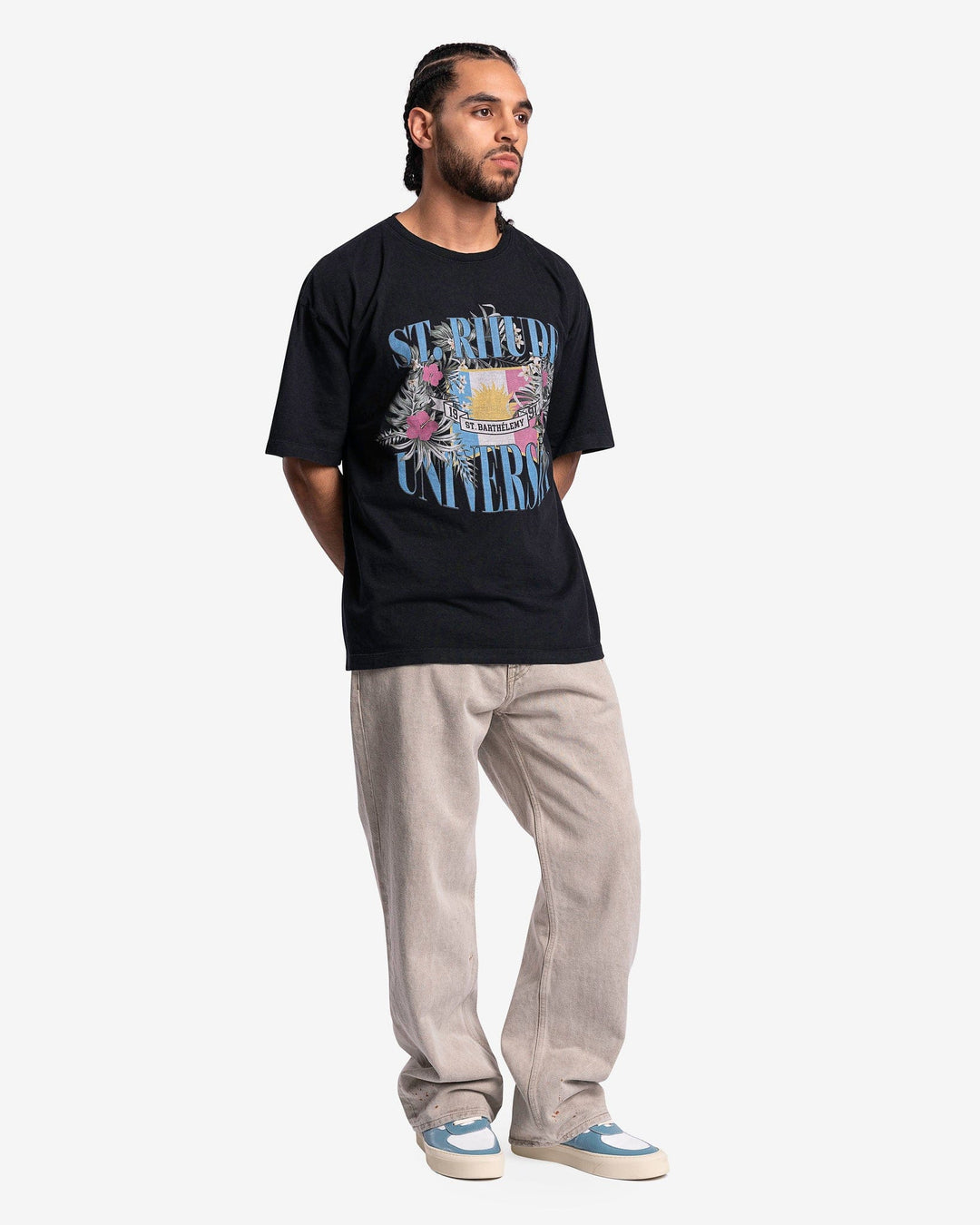 RHUDE ST UNIVERSITY T-SHIRT