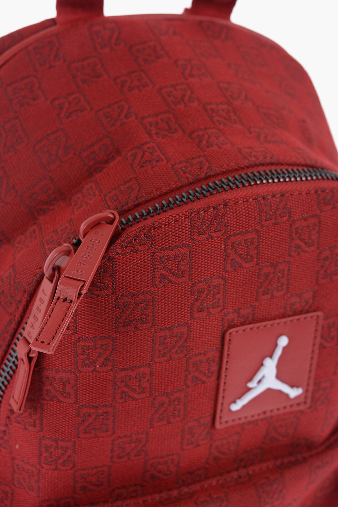 Jordan 23 embroidered backpack bag in red