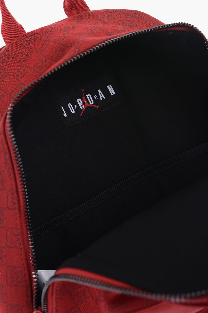Jordan 23 embroidered backpack bag in red