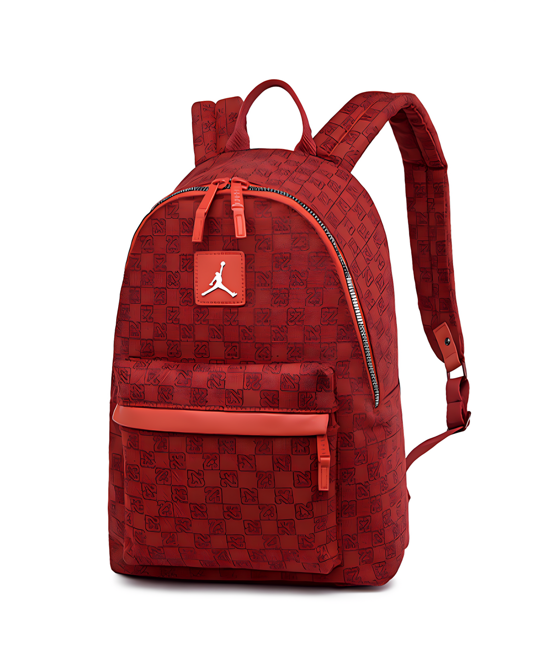 Jordan 23 embroidered backpack bag in red