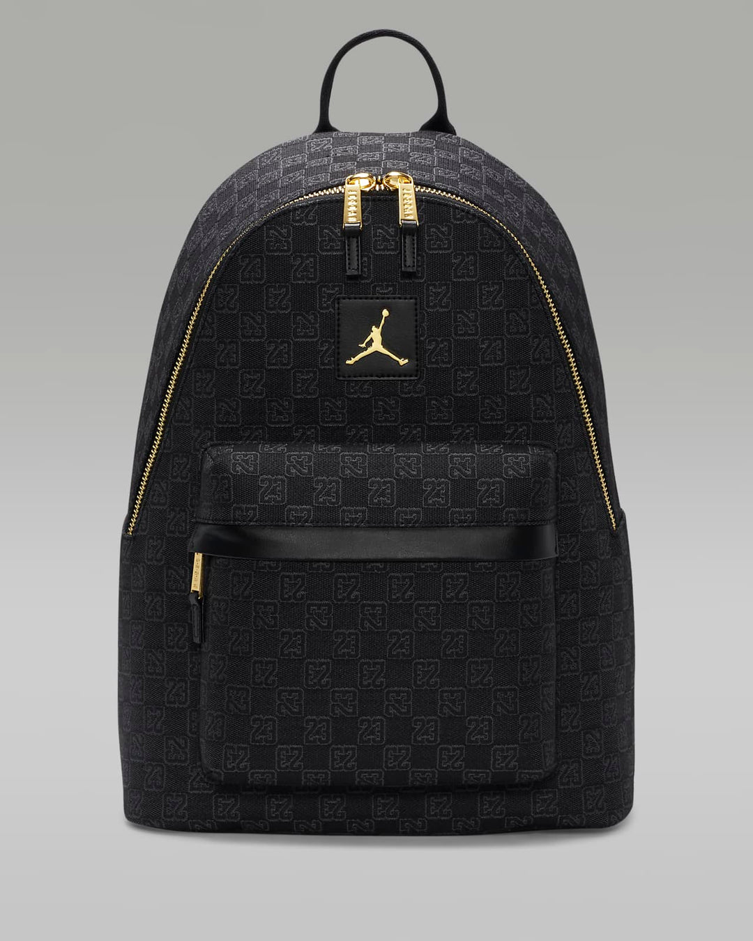 Jordan 23 embroidered backpack bag in black