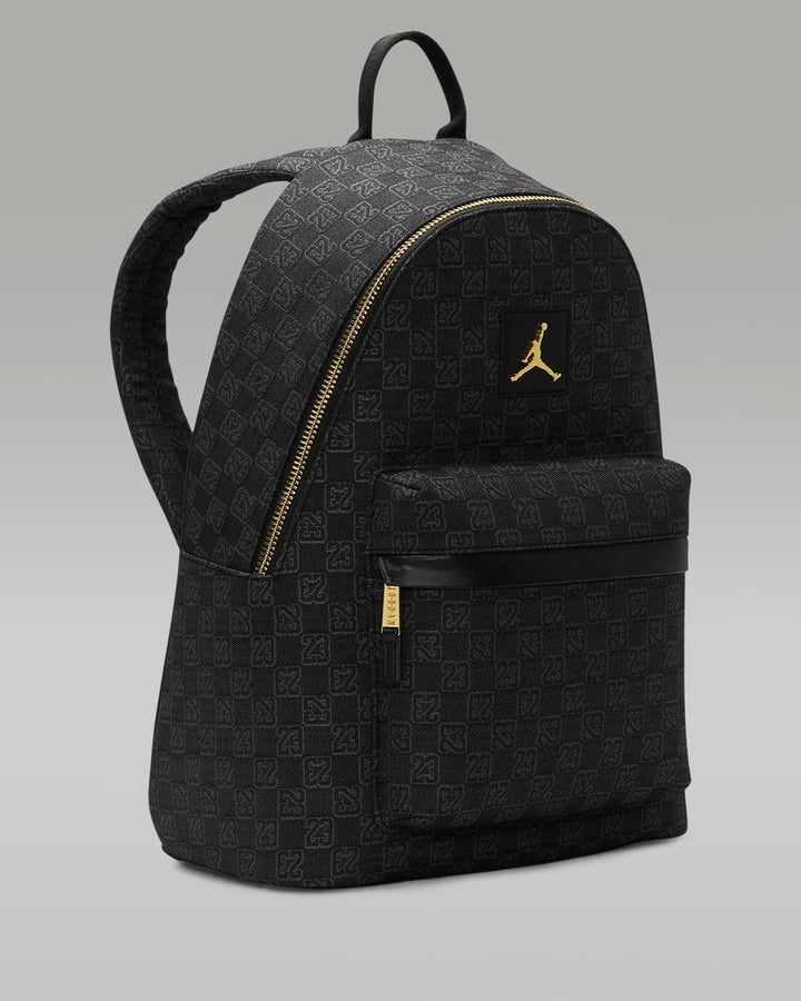 Jordan 23 embroidered backpack bag in black