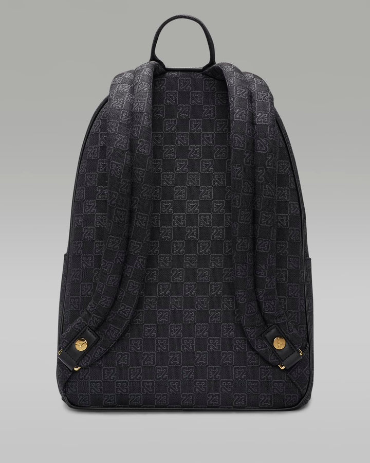 Jordan 23 embroidered backpack bag in black