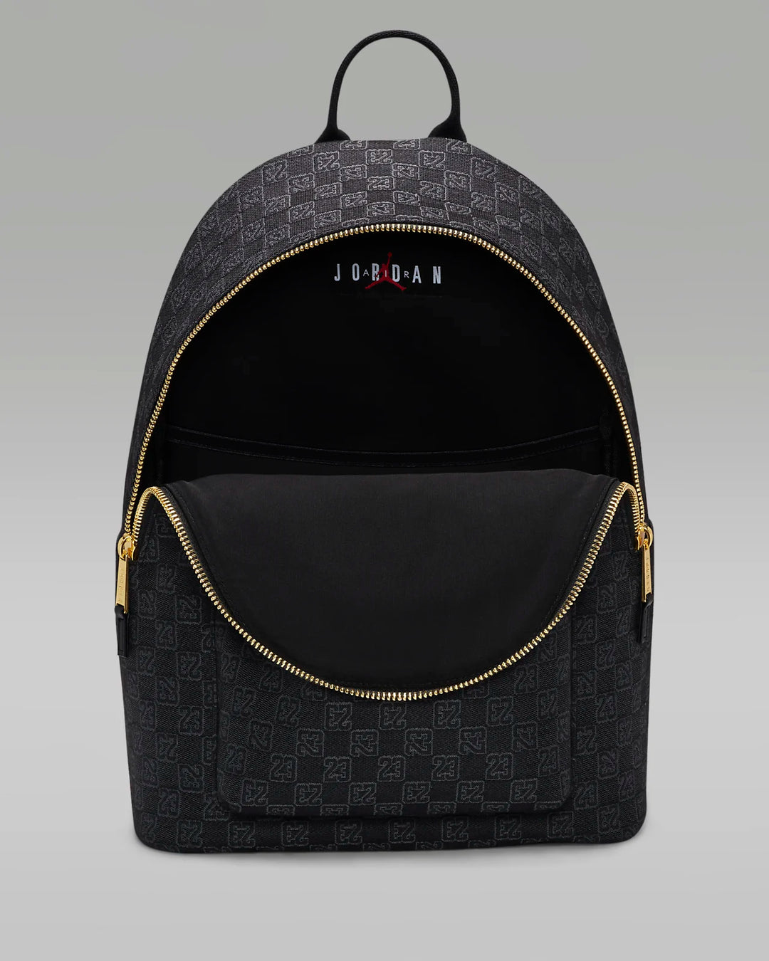 Jordan 23 embroidered backpack bag in black