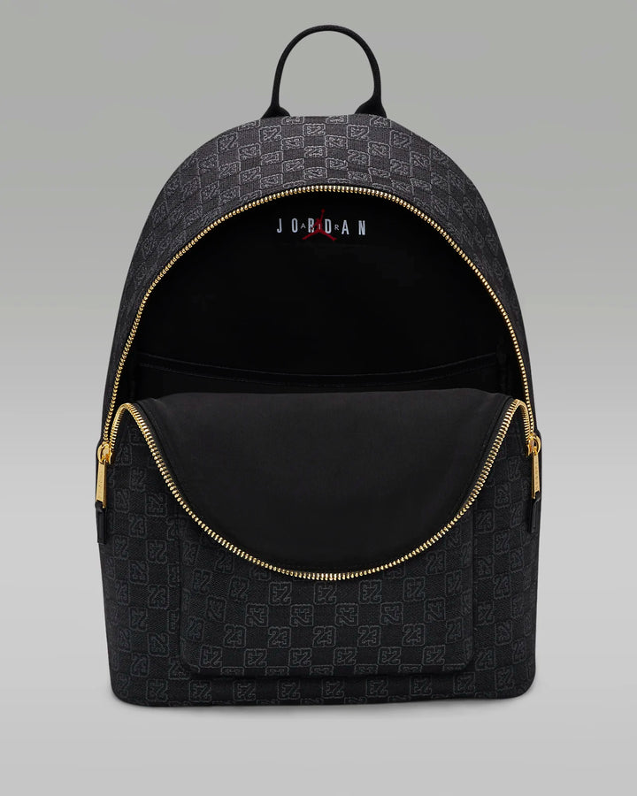 Jordan 23 embroidered backpack bag in black