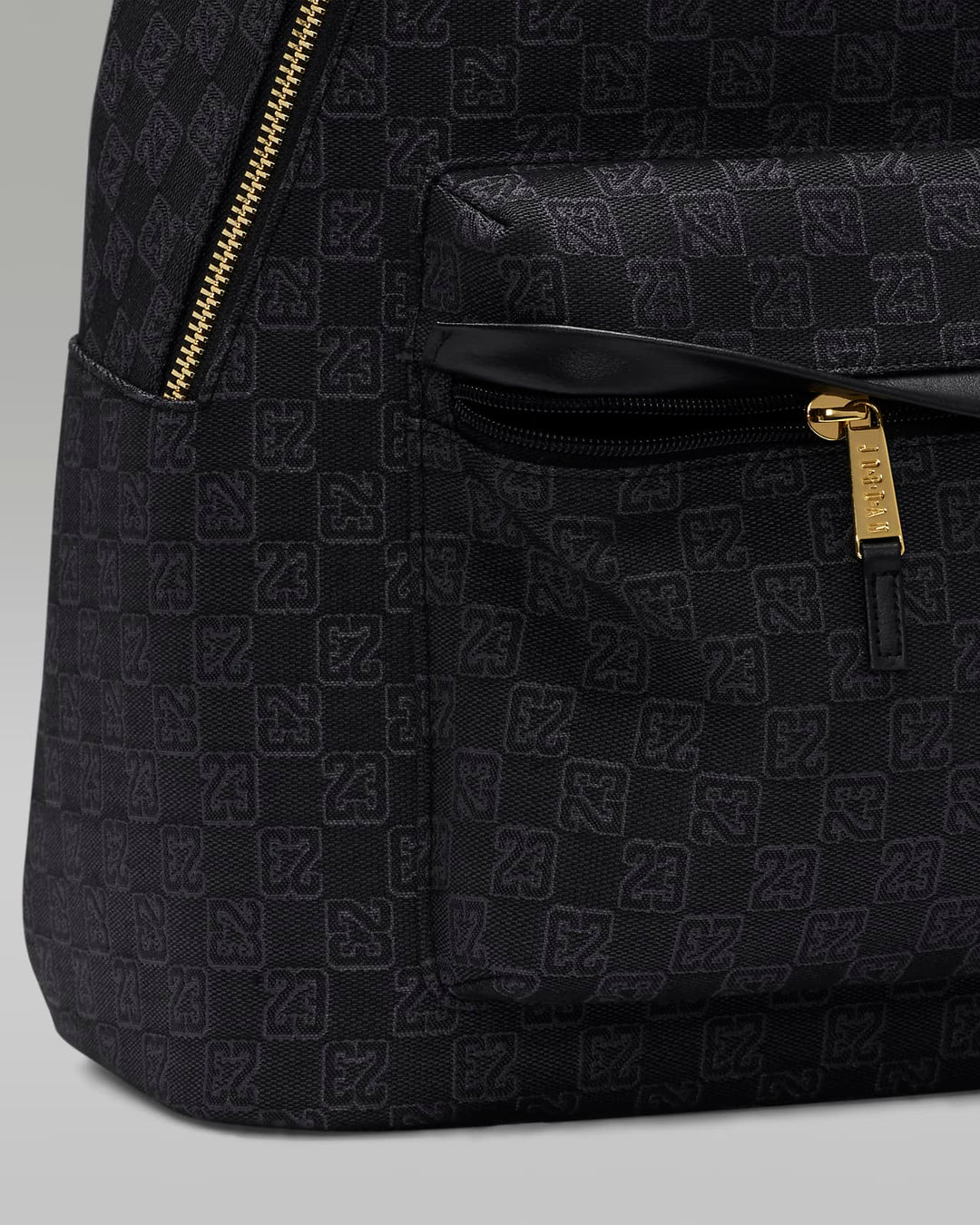 Jordan 23 embroidered backpack bag in black