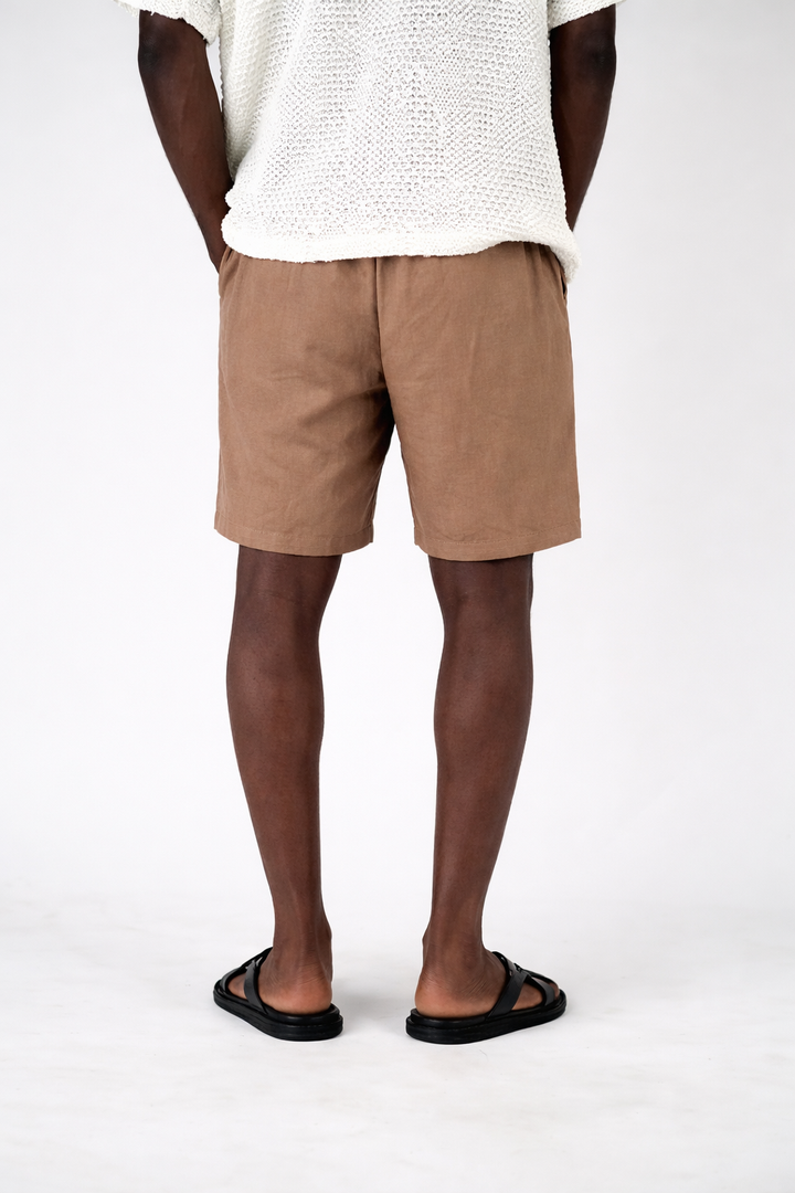 Garm Island Linen Hemp Short in Brown