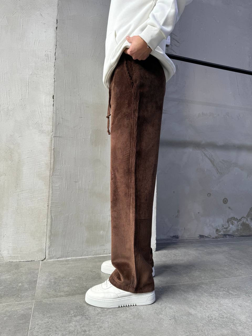 Difransel corduroy pants in brown