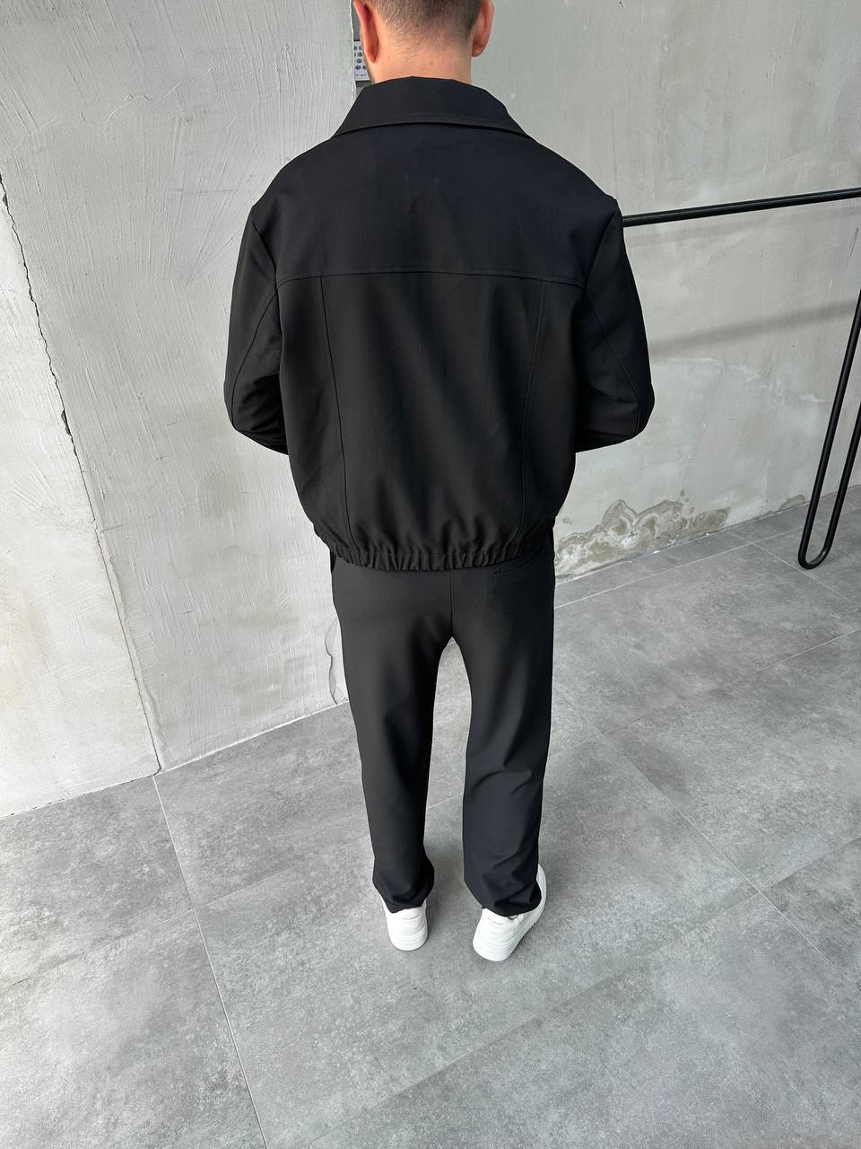 DIFRANSEL HARRINGTON BOXY SET IN BLACK