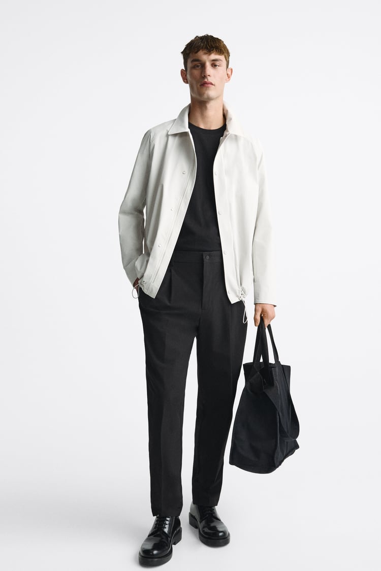 Sudaderas Zara Comfort Hood Technical Hombre Gris En SUDADERAS CON