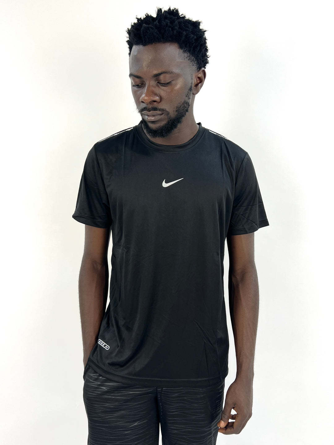 Nike Swoosh Logo sports T-shirt with reflectors