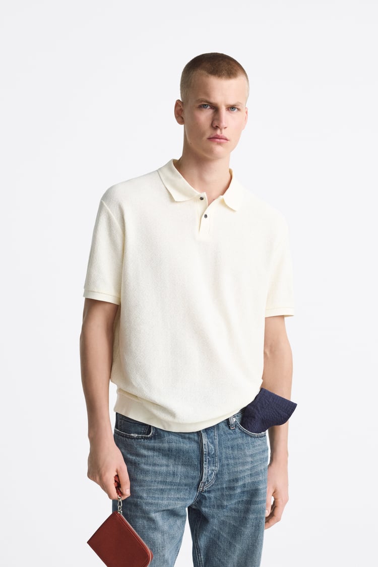 ZARA TEXTURED POLO SHIRT – Garmisland