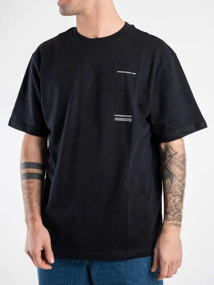 Only&Sons Edvard Munch Backprint T-shirt in black