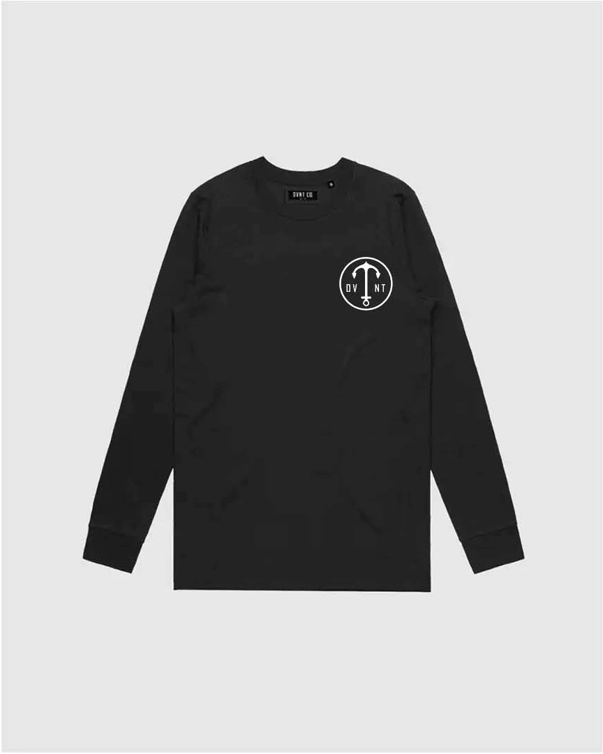 DVNT Deep longsleeve dive T-shirt in black