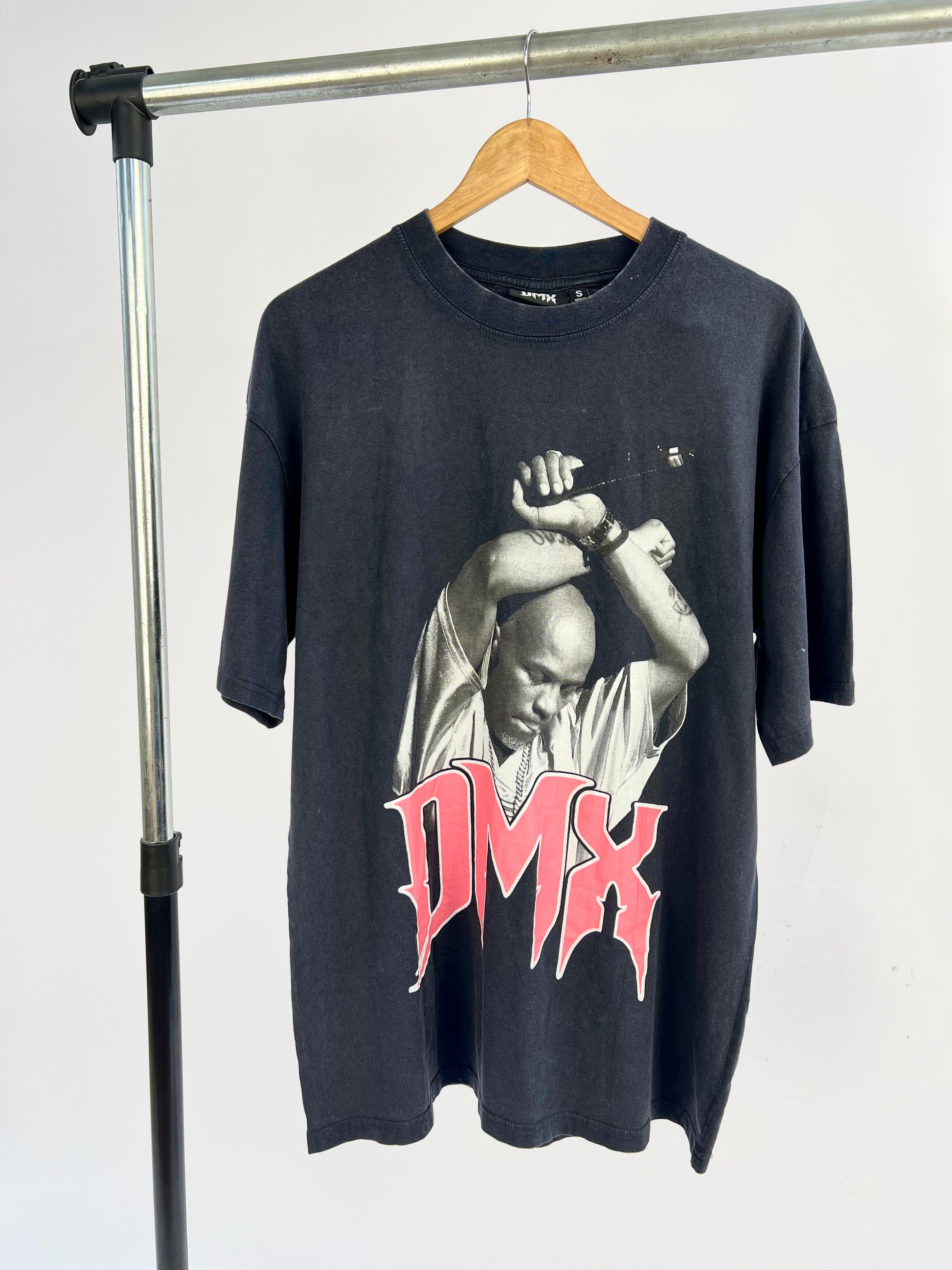 DMX Oversized T-shirt in washed black – Garmisland