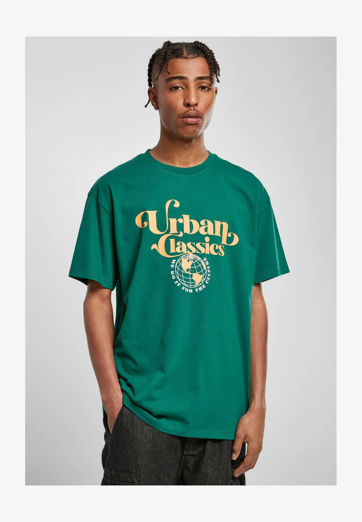 Urban Classics ORGANIC GLOBE LOGO TEE - Print T-shirt