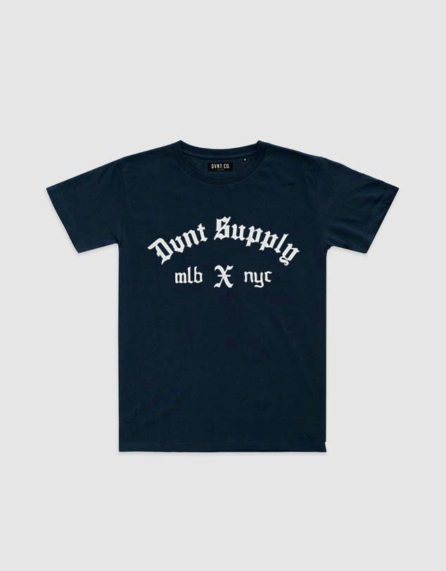 DVNT supply crest T-shirt in navy