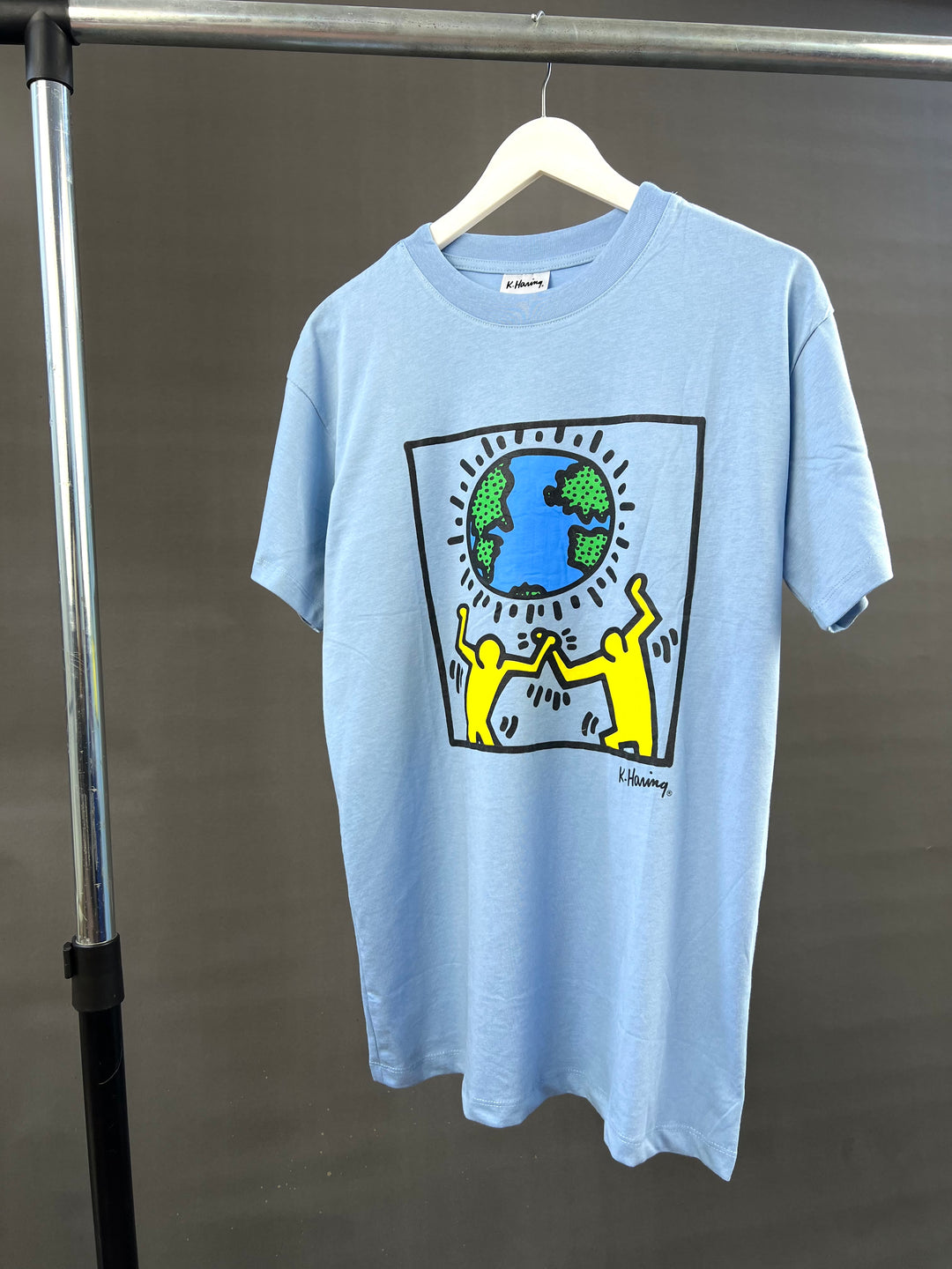 Keith Haring Liberation T-shirt in blue