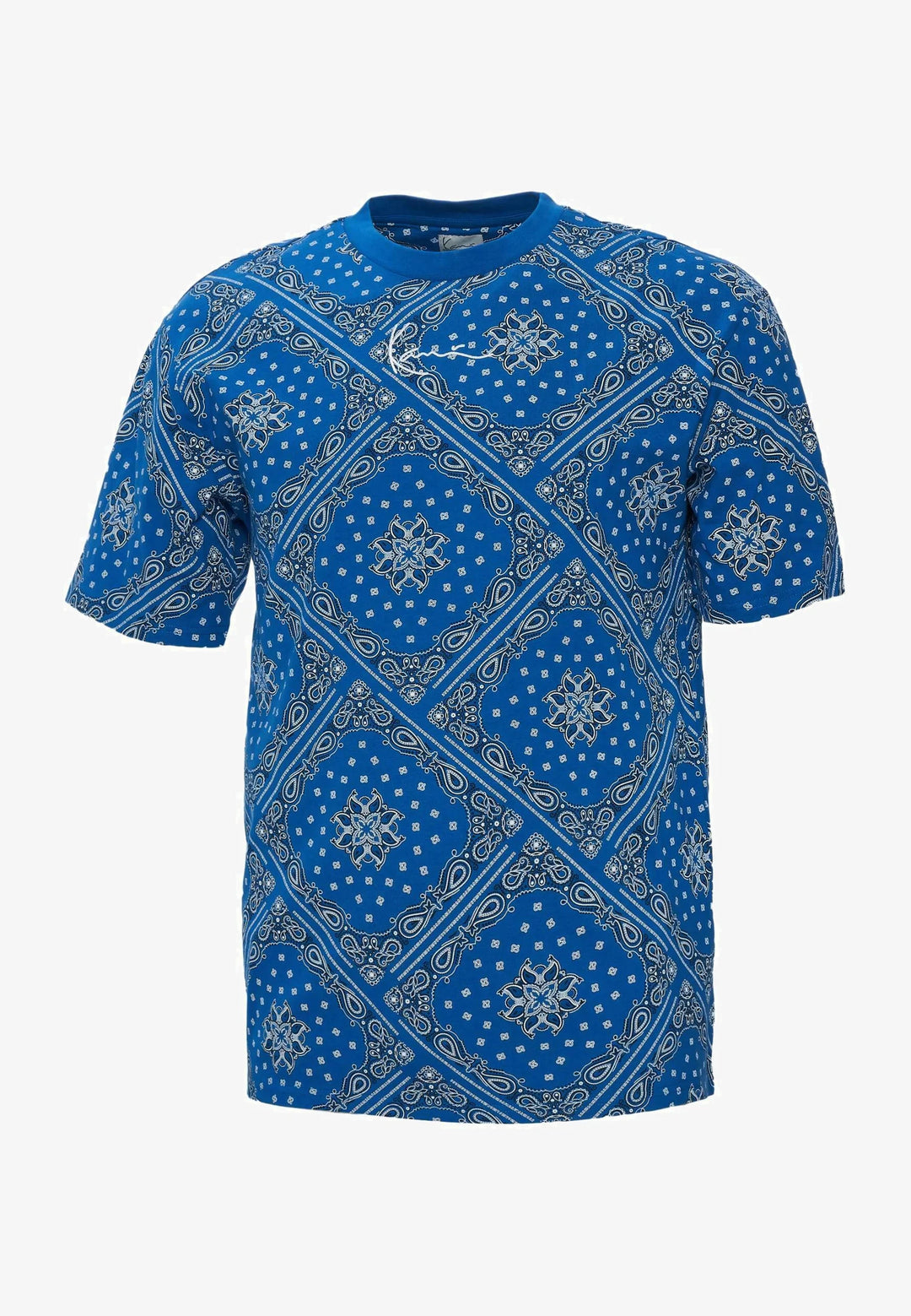 Karl Kani Paisley print T-shirt in blue