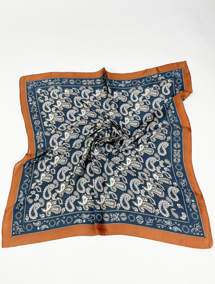 Paisley print bandana in blue