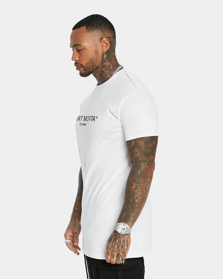 SAINT MORTA Logo Homage Lafayette T-Shirt in white