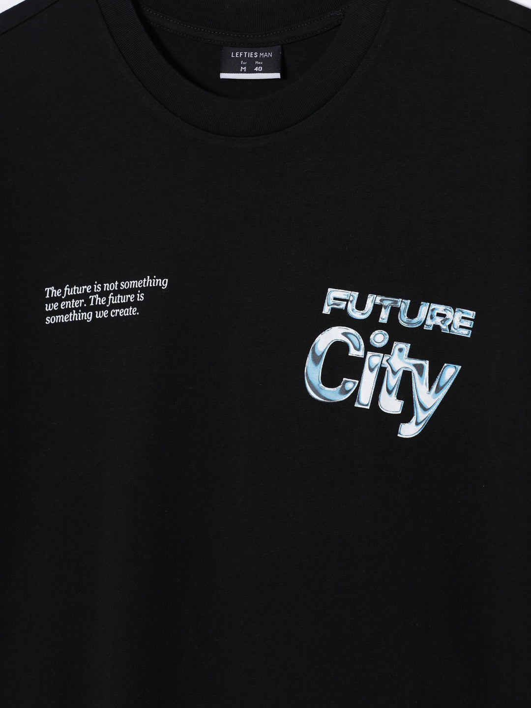 Lefties Man Future City Backprint T-shirt