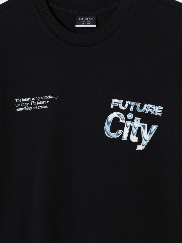 Lefties Man Future City Backprint T-shirt