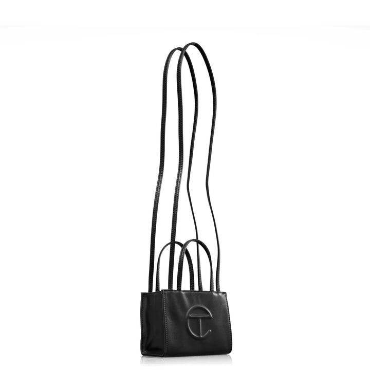 Telfar mini tote bag in black
