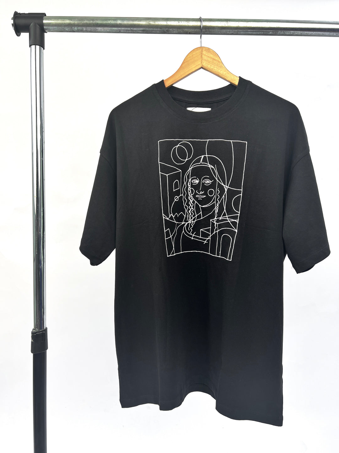 Reserved line art t-shirt