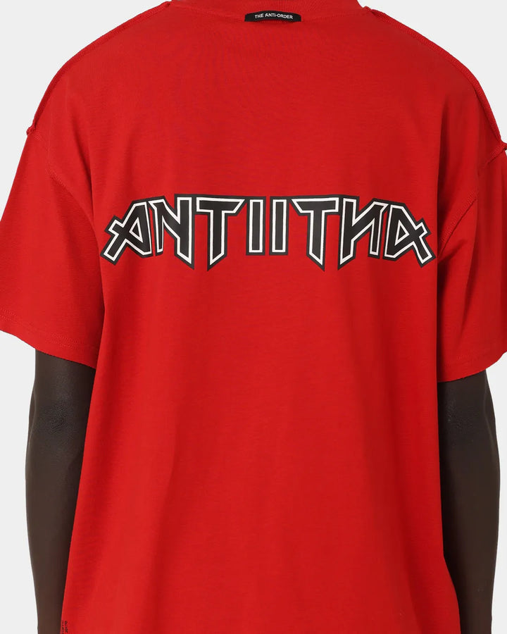 Anti Order Terminus T-shirt in red